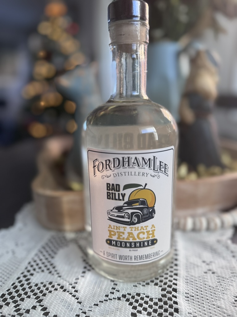 Fordham Lee Distillery Peach Moonshine